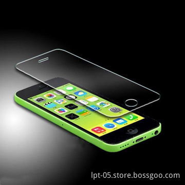 Bubble Free Anti-Shatter Tempered Glass Screen Protector for iPhone 4/5 with Oleophobic Coating